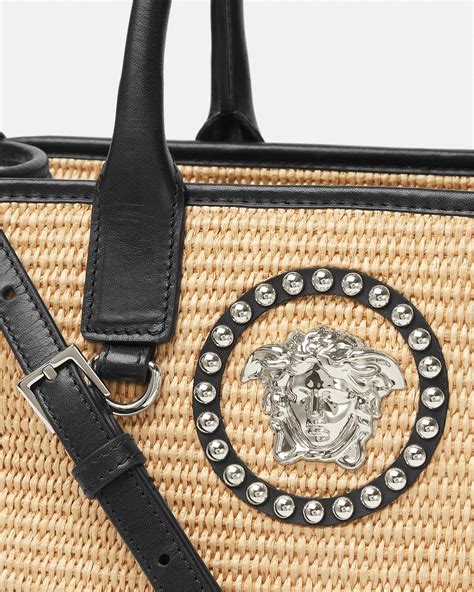 medusa versace bague|Versace Medusa tote bag.